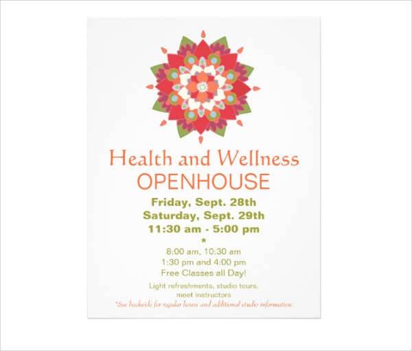 Health & Wellness Flyer