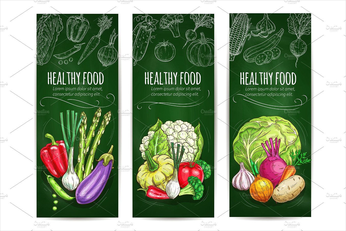 healthy food banner