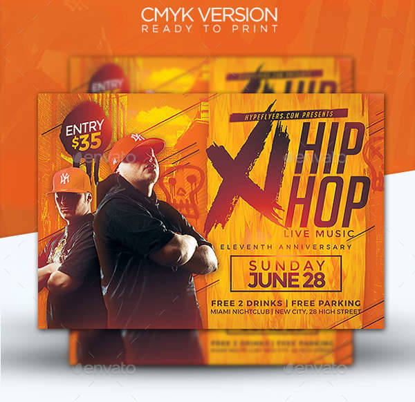 Hip Hop Event Flyer Template