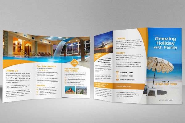 Holiday Travel Trifold Brochure