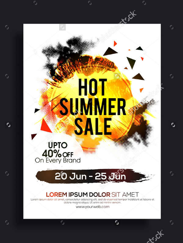 Hot Summer Sale Flyer