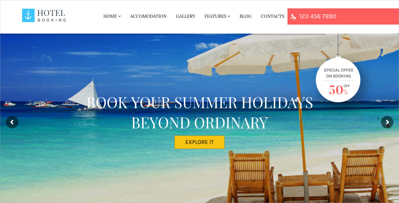 hotel booking themes
