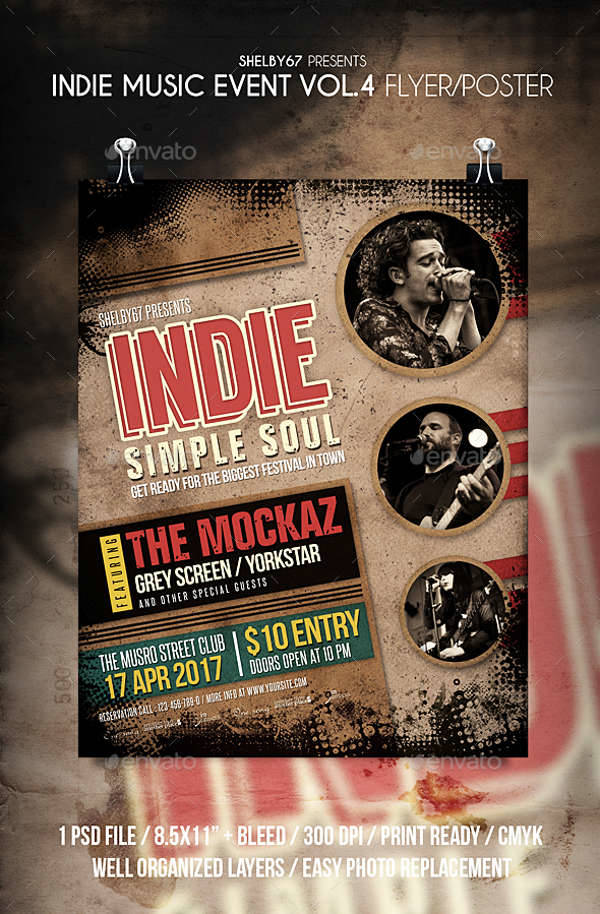 Indie Music Event Flyer