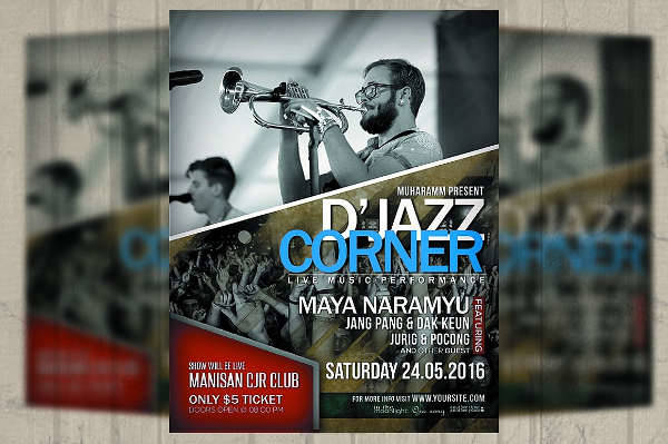 Jazz Music Event Flyer