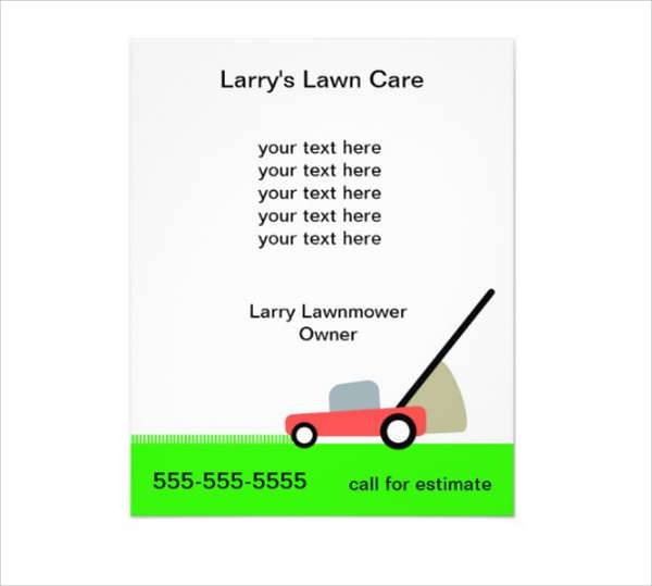 Lawn Care Service Flyer