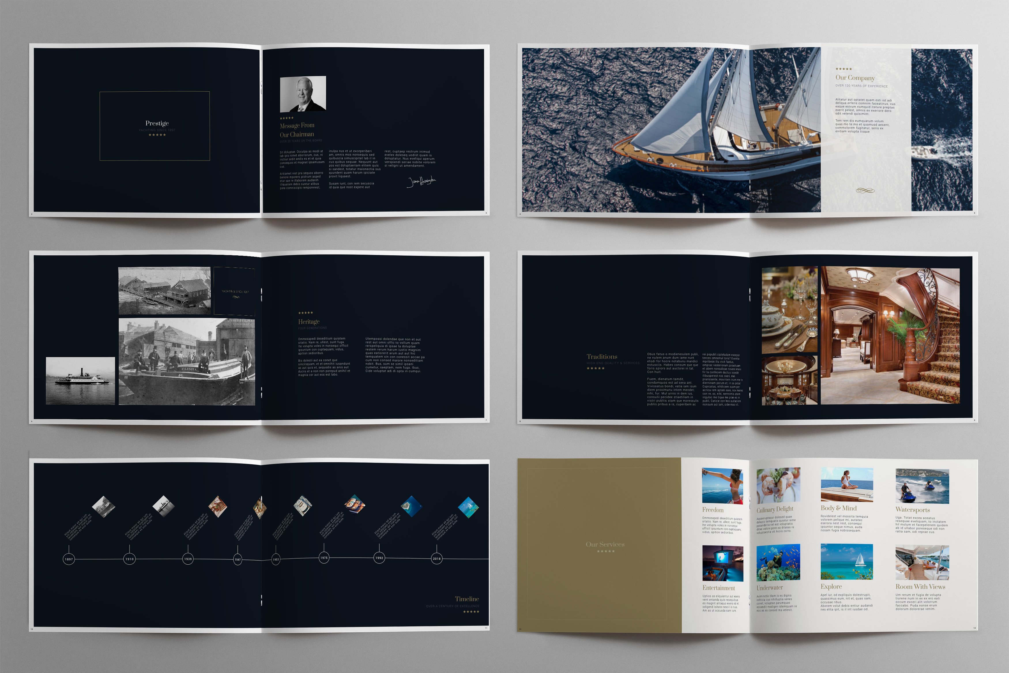 luxury a5 booklet template