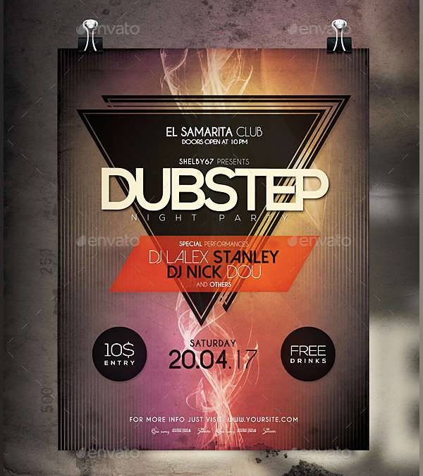 Minimal Party Flyer Template
