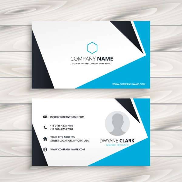 modern abstract business card