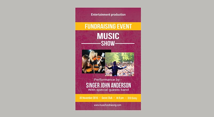 Music Fundraising Flyer