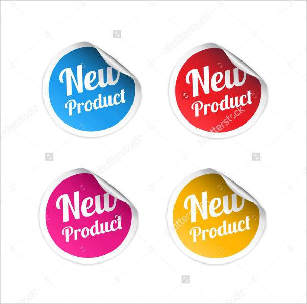 new product sticker
