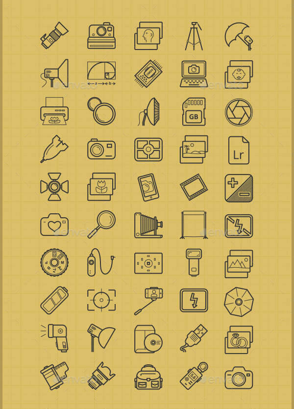 photography business icons