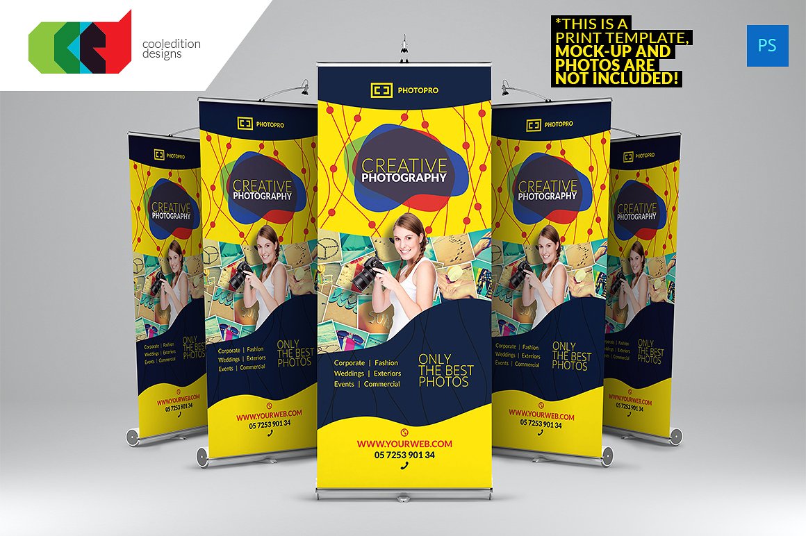 photography roll up banner