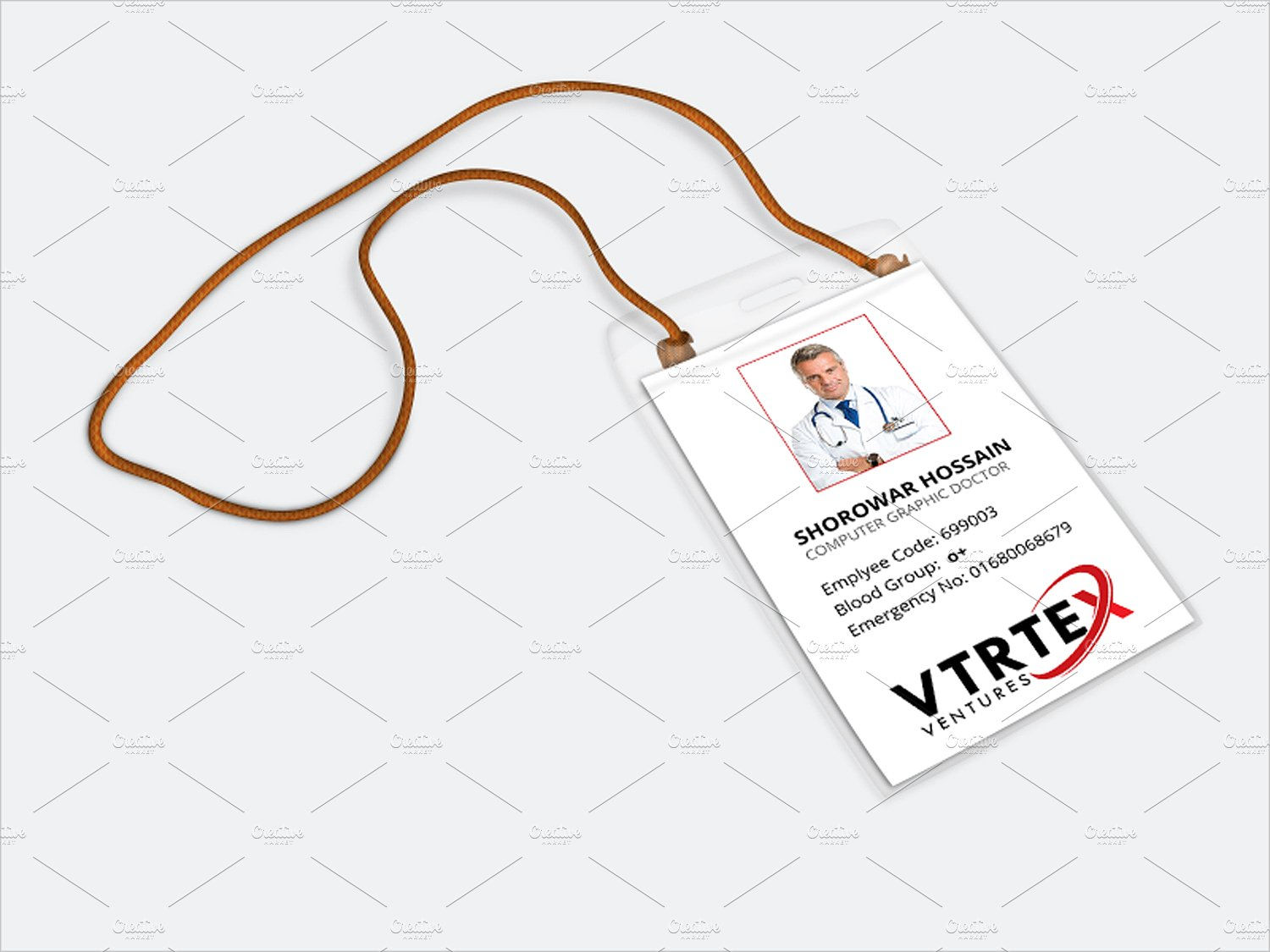 Professional ID Card Template