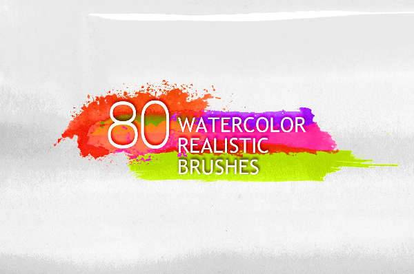 realistic watercolor brushes