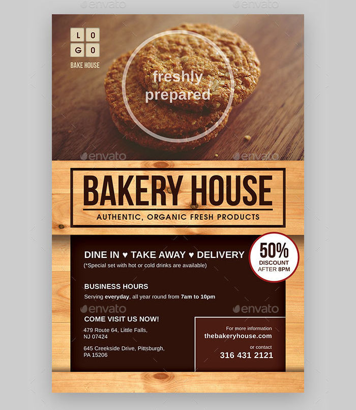 Restaurant Bakery Flyer Design