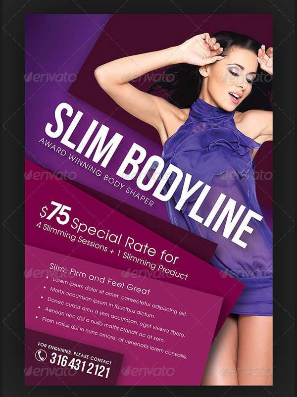 Slimming Beauty and Cosmetic Flyer