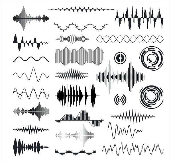 sounding wave illustration