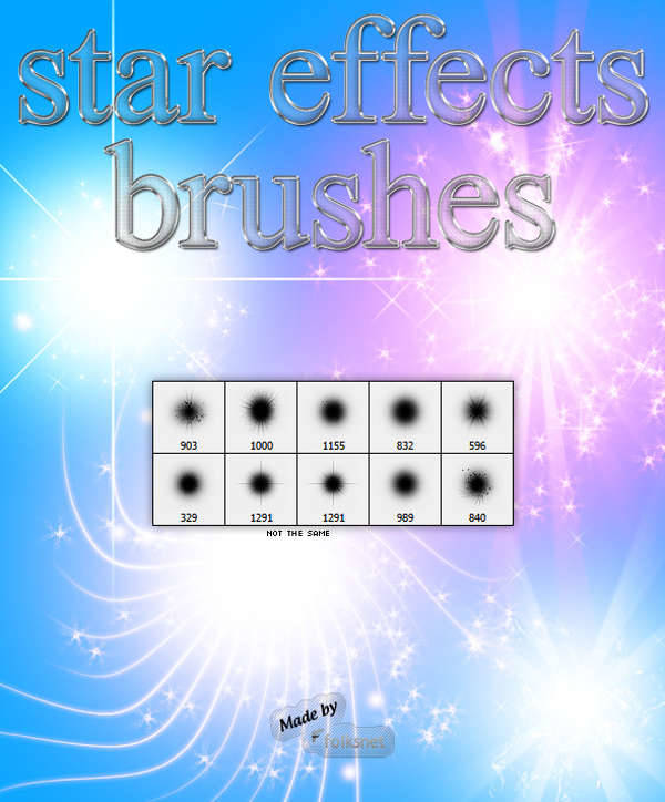 star effects brushes