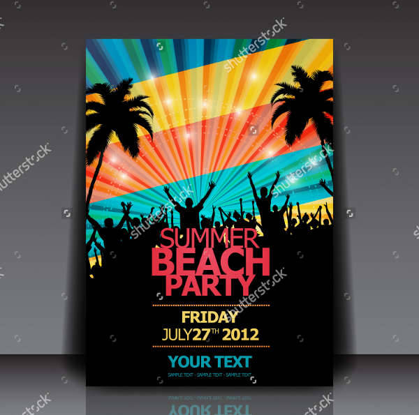 Summer Beach Party Flyer