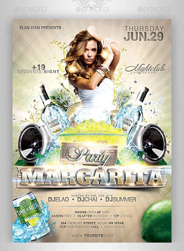 Summer Drinks Event Party Flyer