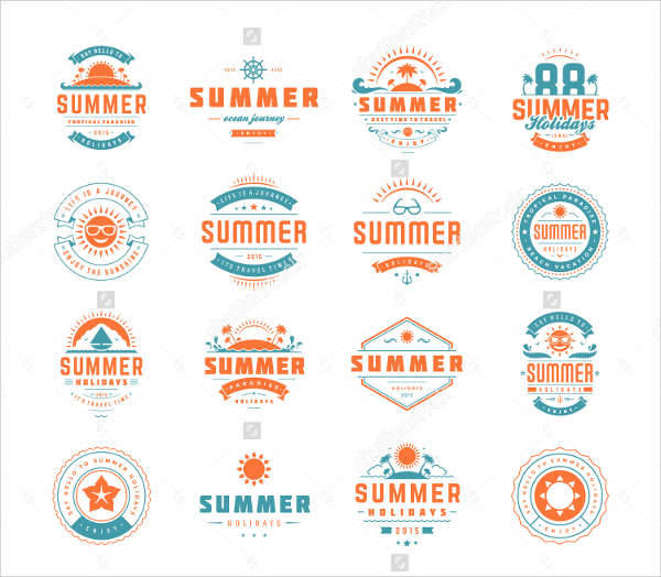Summer Holiday Label