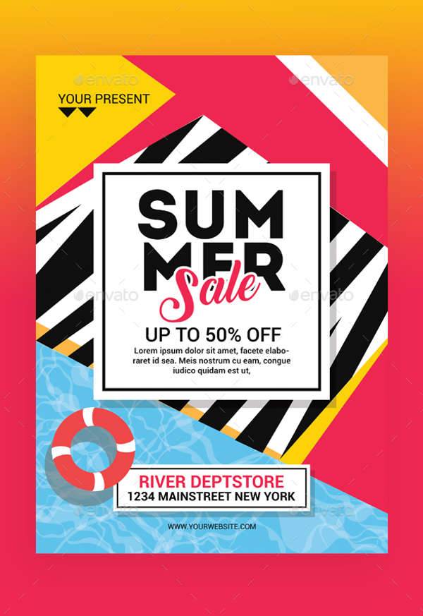 Summer Sale Flyer Poster