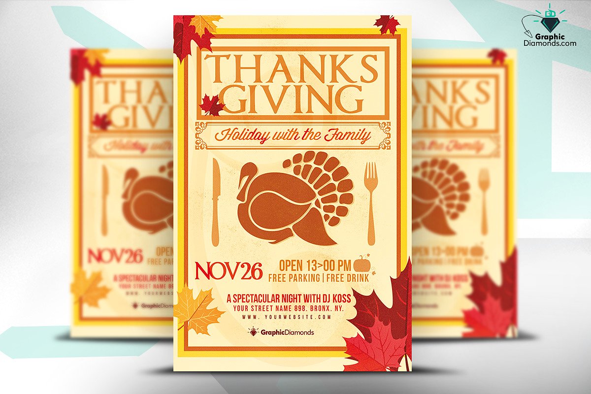 Thanksgiving Holiday Flyer