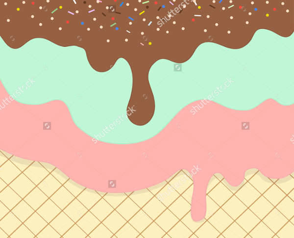 vector ice cream texture