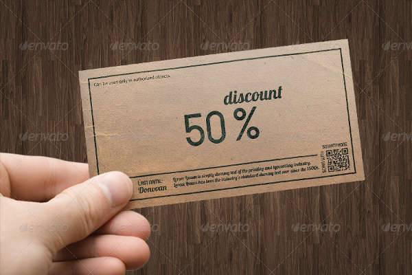 Vintage Coupon Template