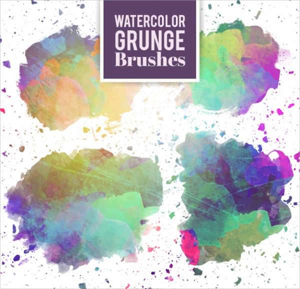 watercolor grunge brushes