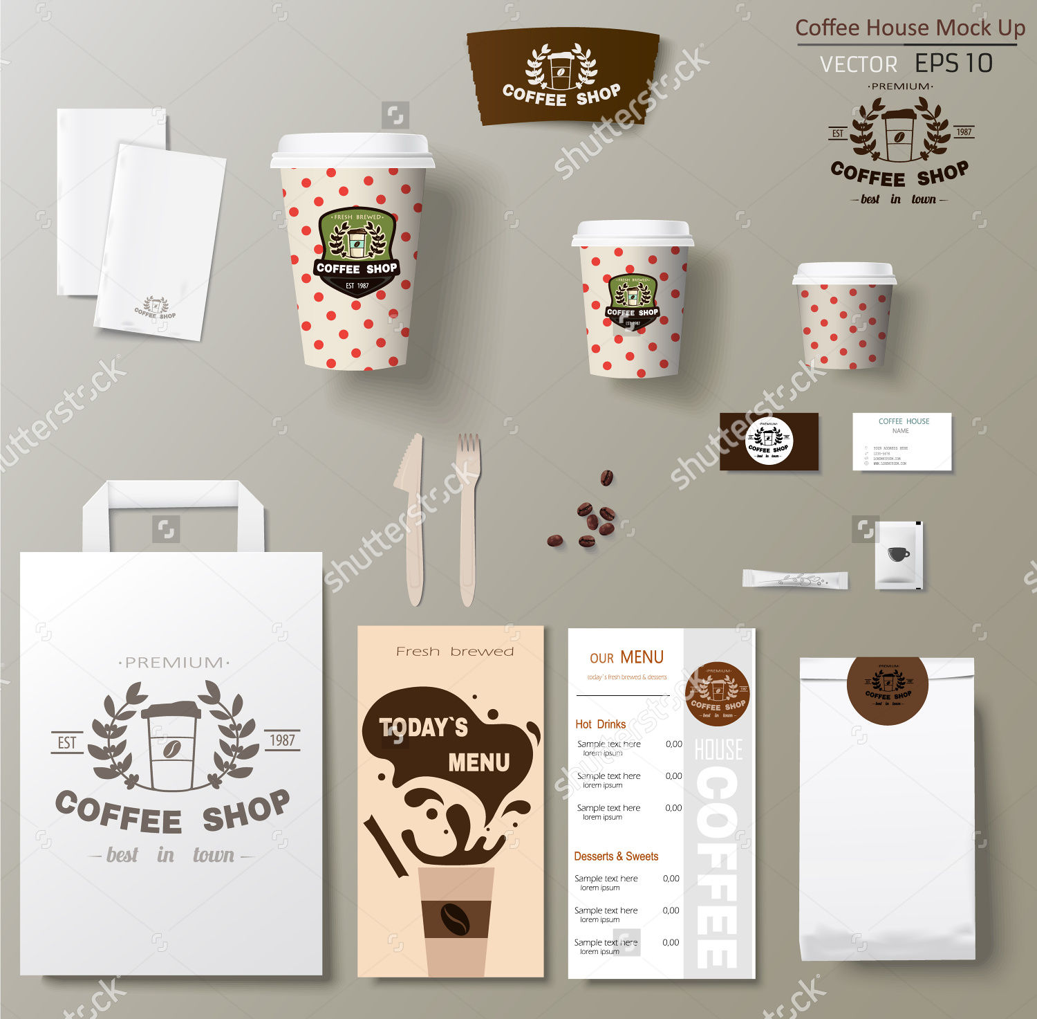 Download 9+ Coffee Branding Mockup Designs - PSD, AI Download | Design Trends - Premium PSD, Vector Downloads