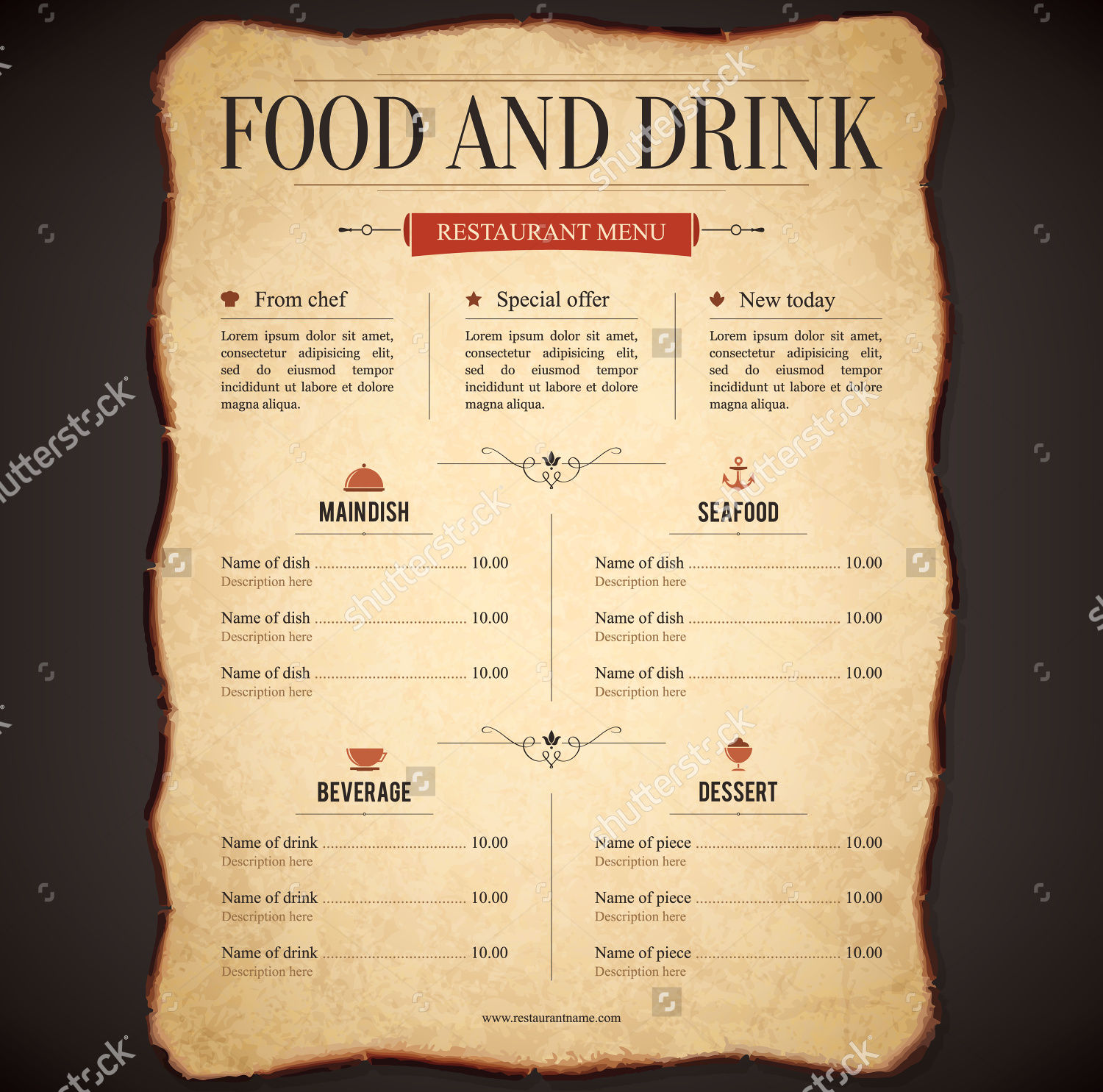 Food & Drink Menu