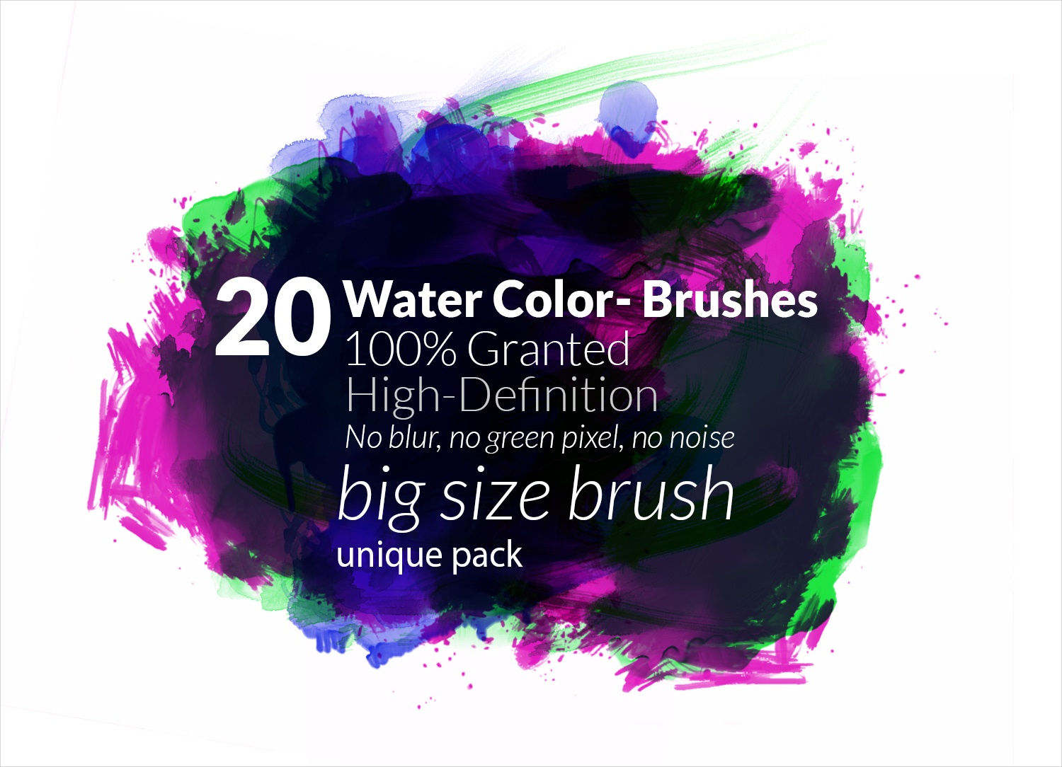hi res watercolor photoshop brushes