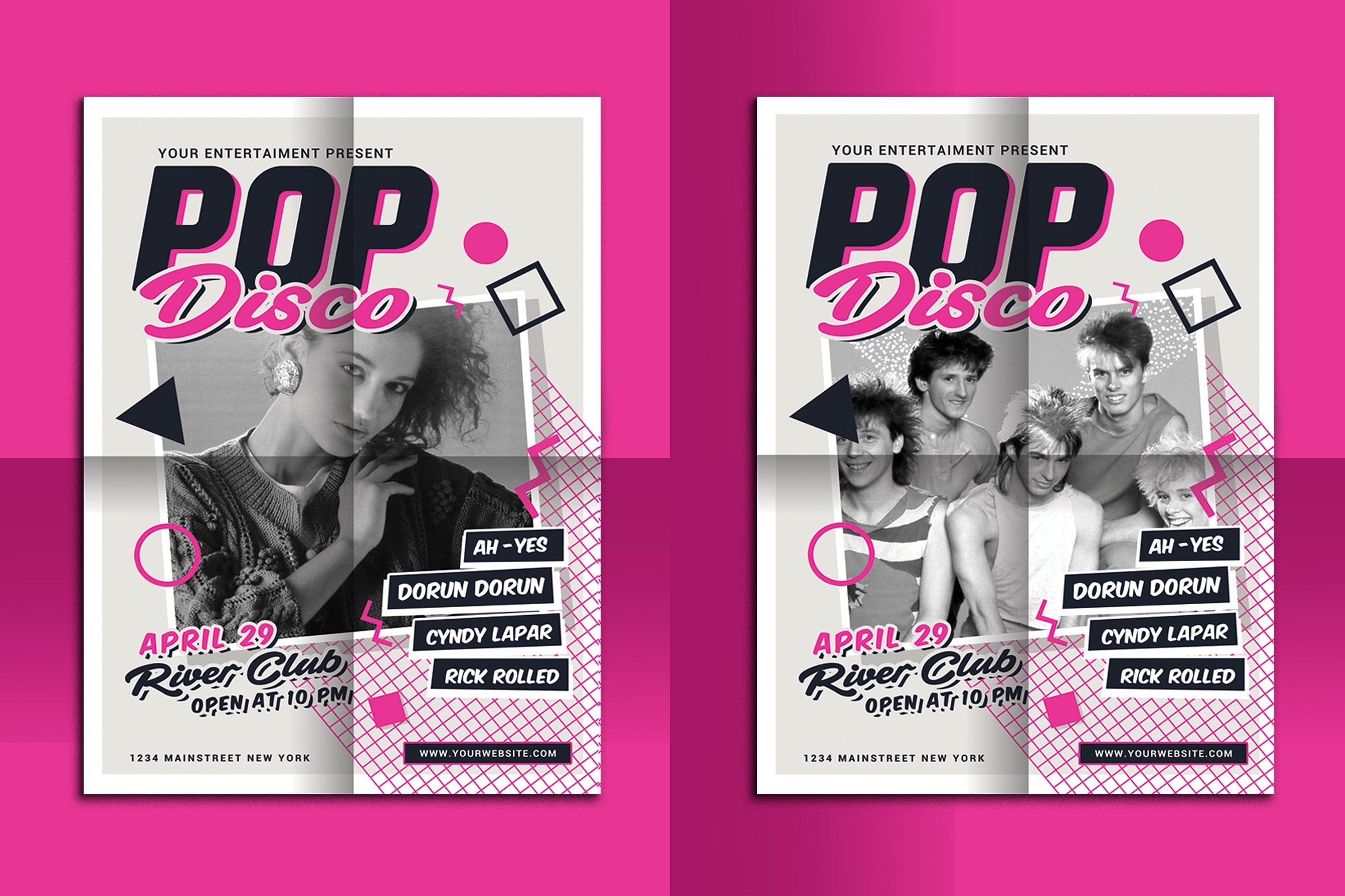 Pop Disco Flyer Design