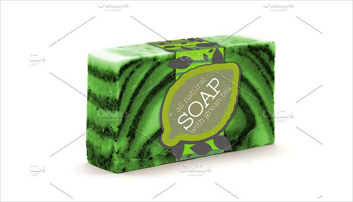 soap label design template