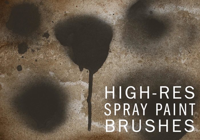 spray photoshop brushes
