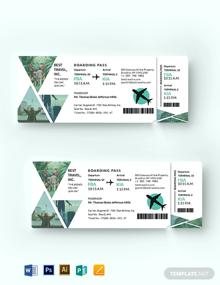 ticket to travel agency