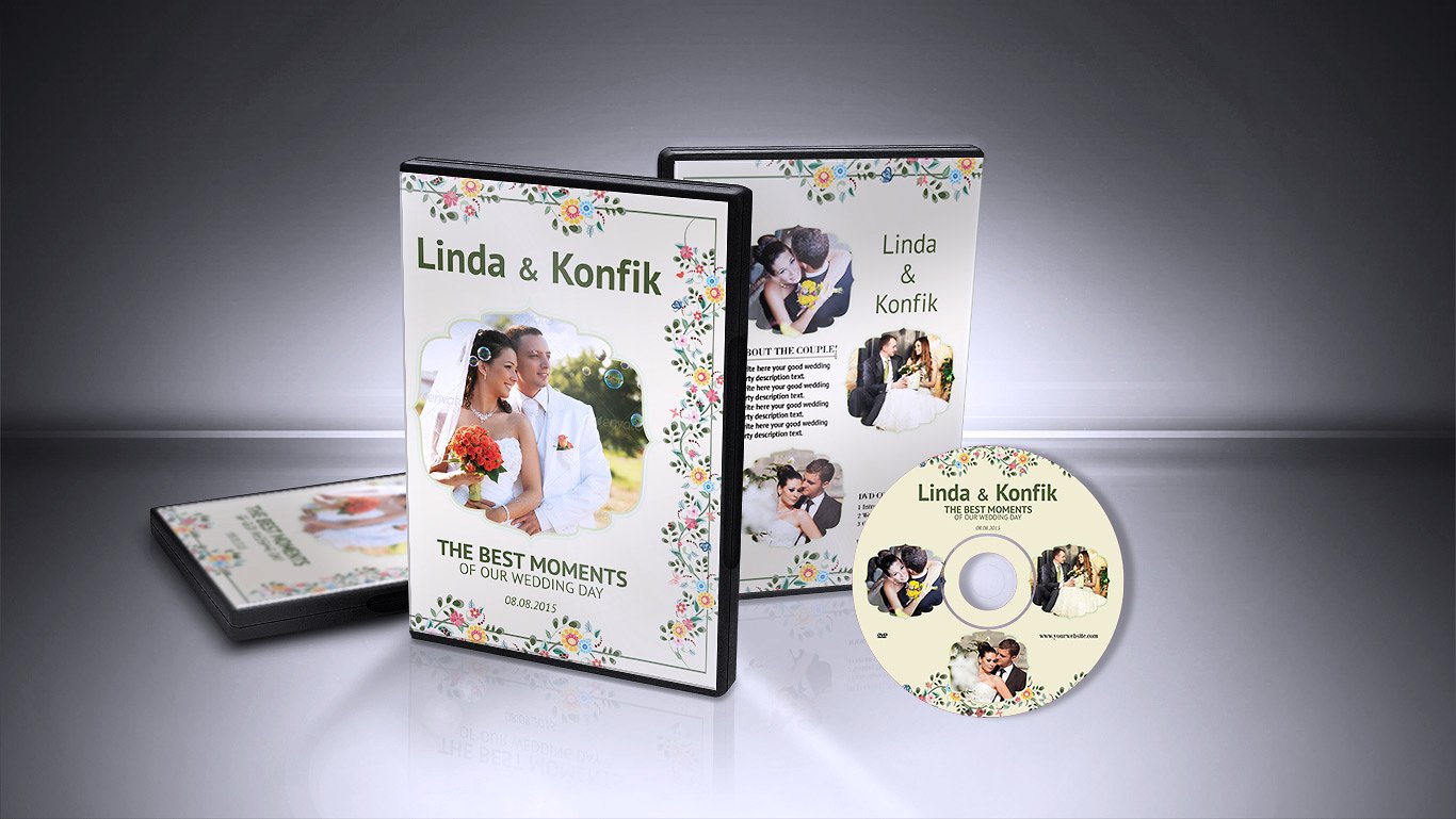 wedding dvd cover cd label