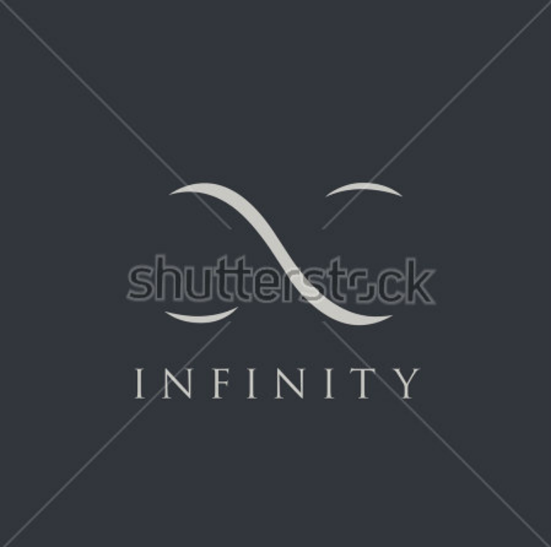 deconstructed infinity symbol design