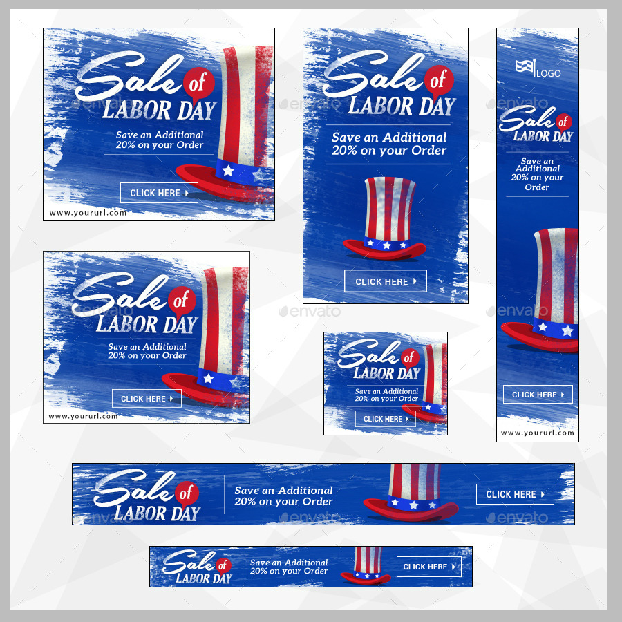 labor day sale banner samples