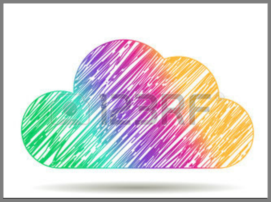 rainbow cloud logo