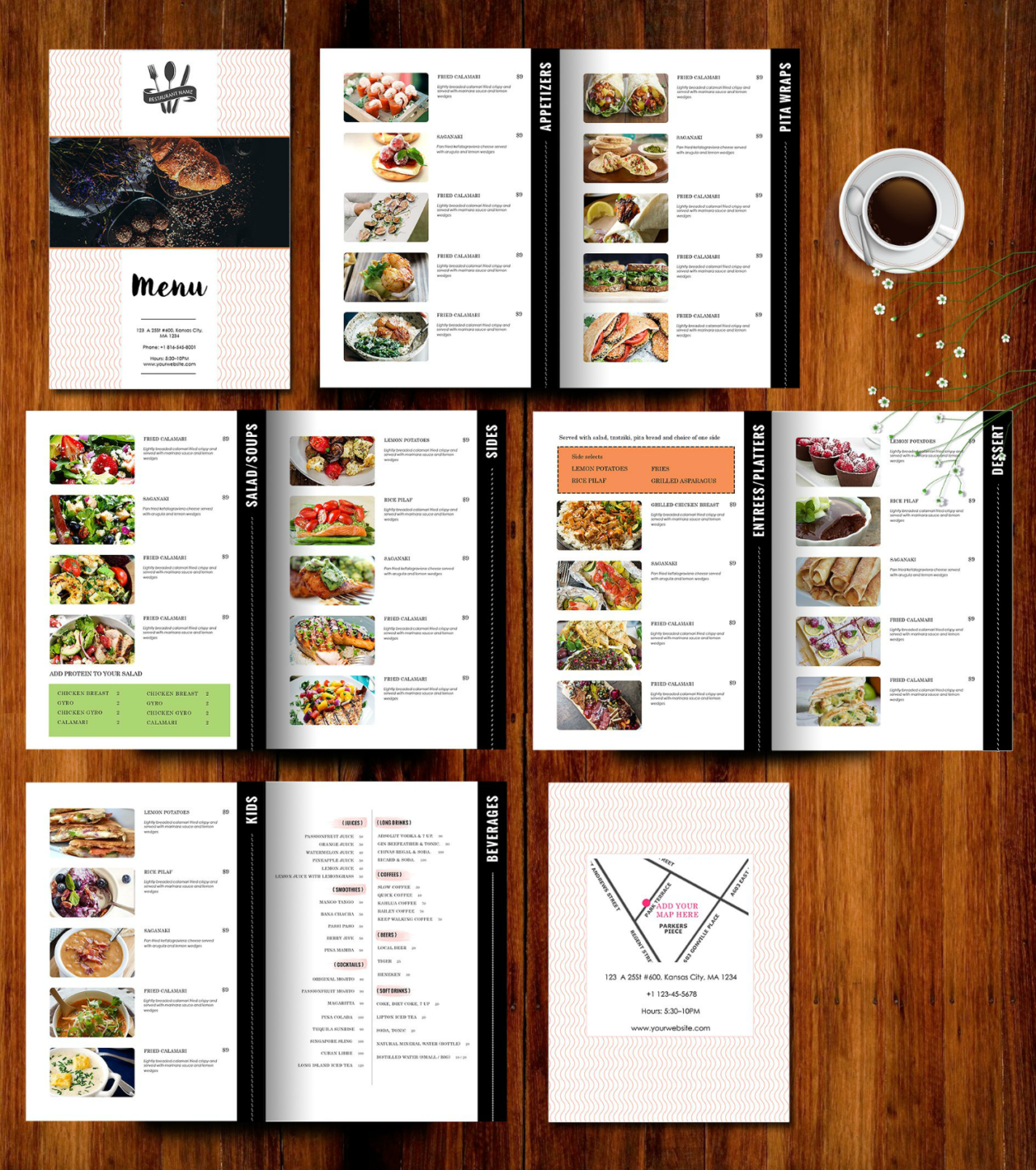 11 Restaurant Menu Card Designs Ai Psd Docs Pages Design Trends 