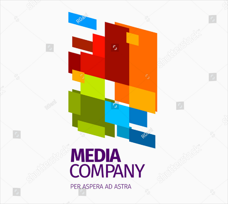 colorful abstract logo design