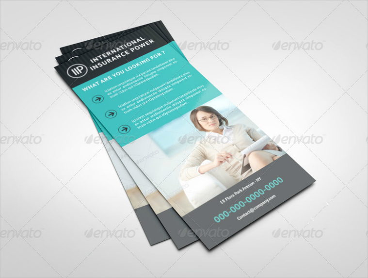 International Insurance Rack Card Design