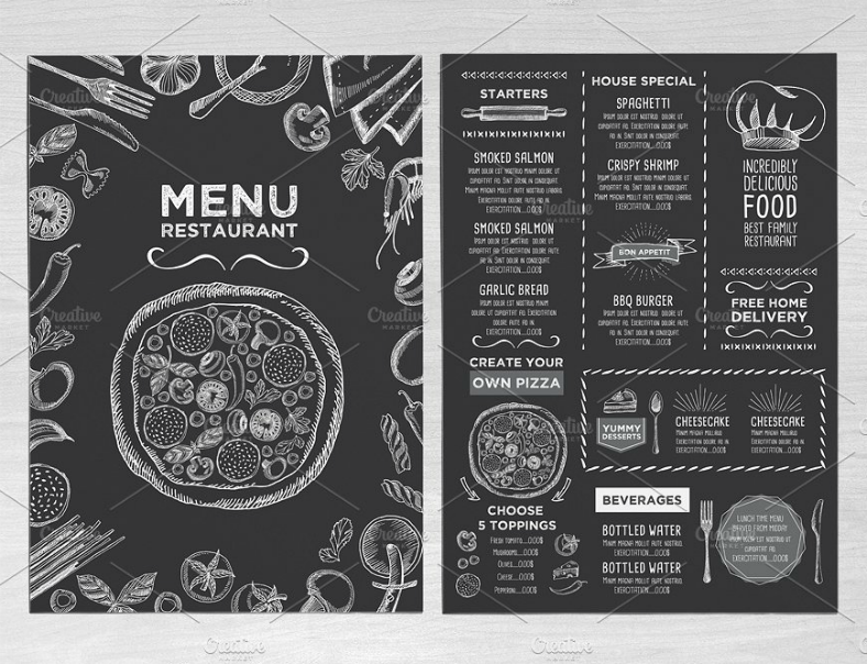 dinner menu designs