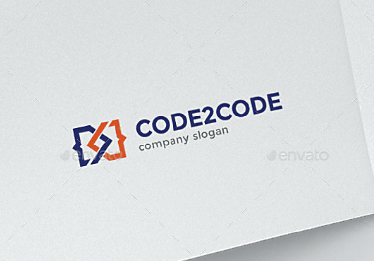 coding agency website logo design