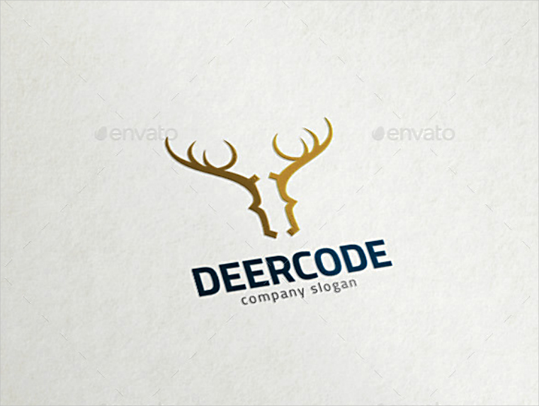 deer code website logo design