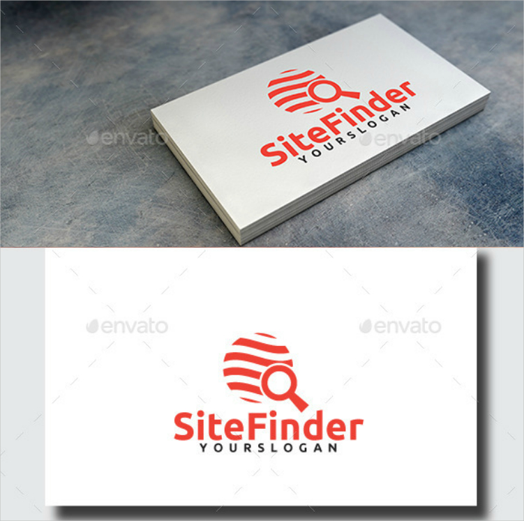 site finder engine website logo design