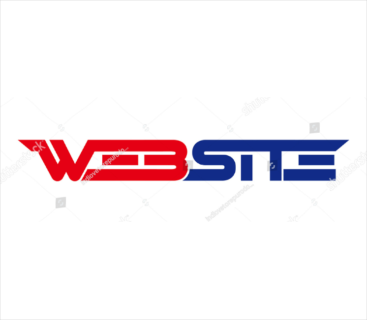 wordmark typographic website logo design
