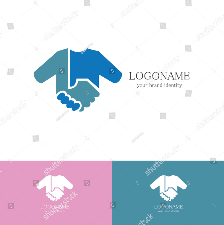 handshake double entendre shirt logo design